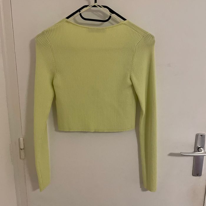 Gillet en maille avec noeud - photo numéro 2