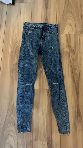 Jean skinny taille haute femme