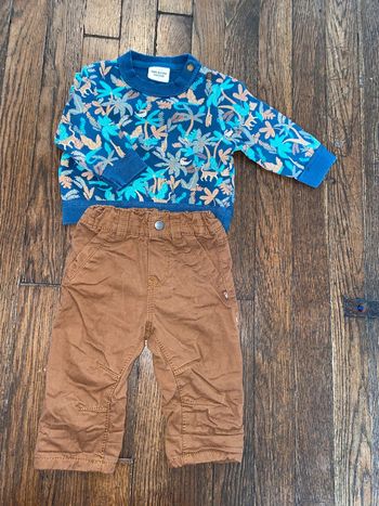 Sweat tao et pantalon obaibi 3 mois