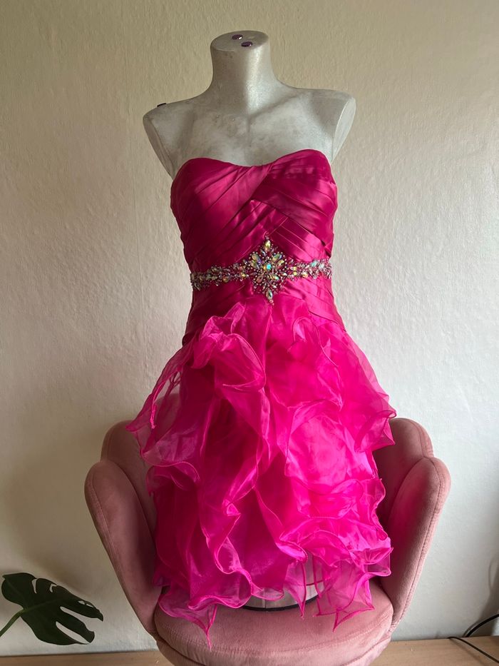 💗 Robe bustier courte fuchsia – Taille 38 – Neuve avec étiquette 💗 - photo numéro 5