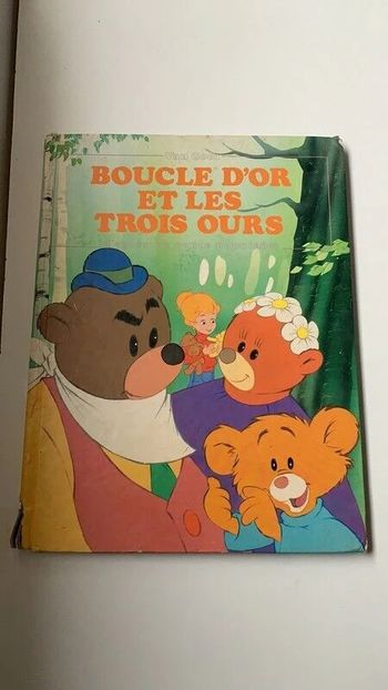 Ancien Livre Boucle d'or et les trois ours PML Van Gool 1989