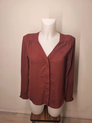 Chemise Vero Moda Femme Taille XS Bordeaux