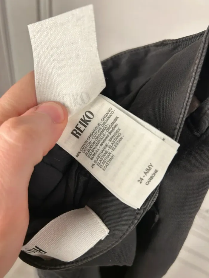 Pantalon cargo Gris Reiko W24 Neuf - photo numéro 8