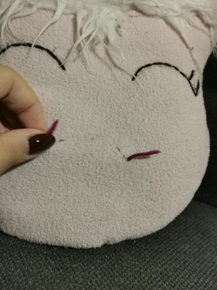 Coussin licorne fait main - photo numéro 3