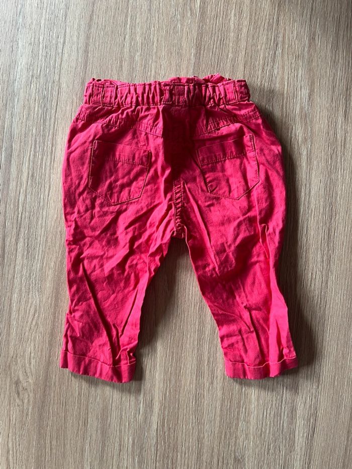 Pantalon léger tape à l’œil rose - photo numéro 2