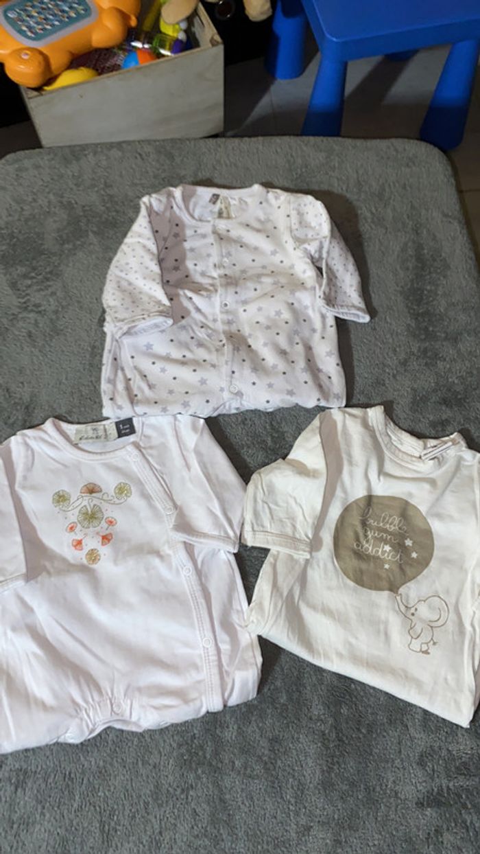 Lot de 3 pyjamas fins