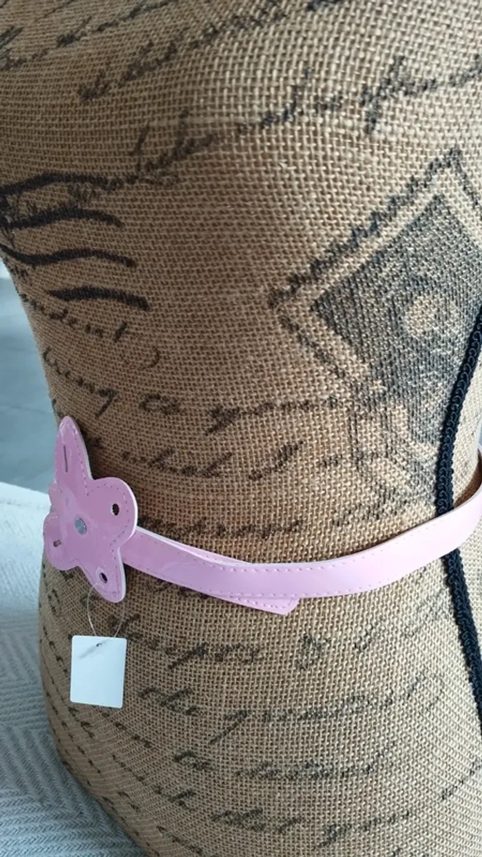 Ceinture rose brillante 65 cm fille - photo numéro 3
