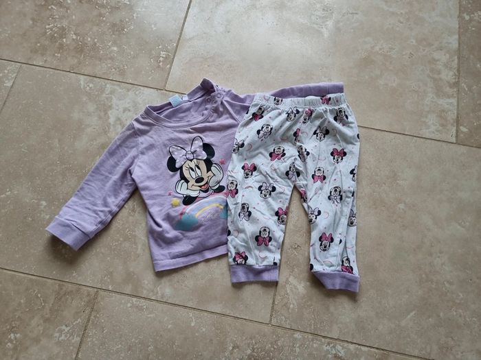 Pyjama lilas Minnie 18 mois