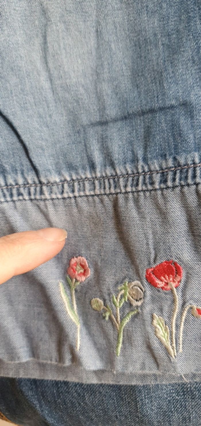 Pantacourt en jean fille 2 ans vi - photo numéro 5