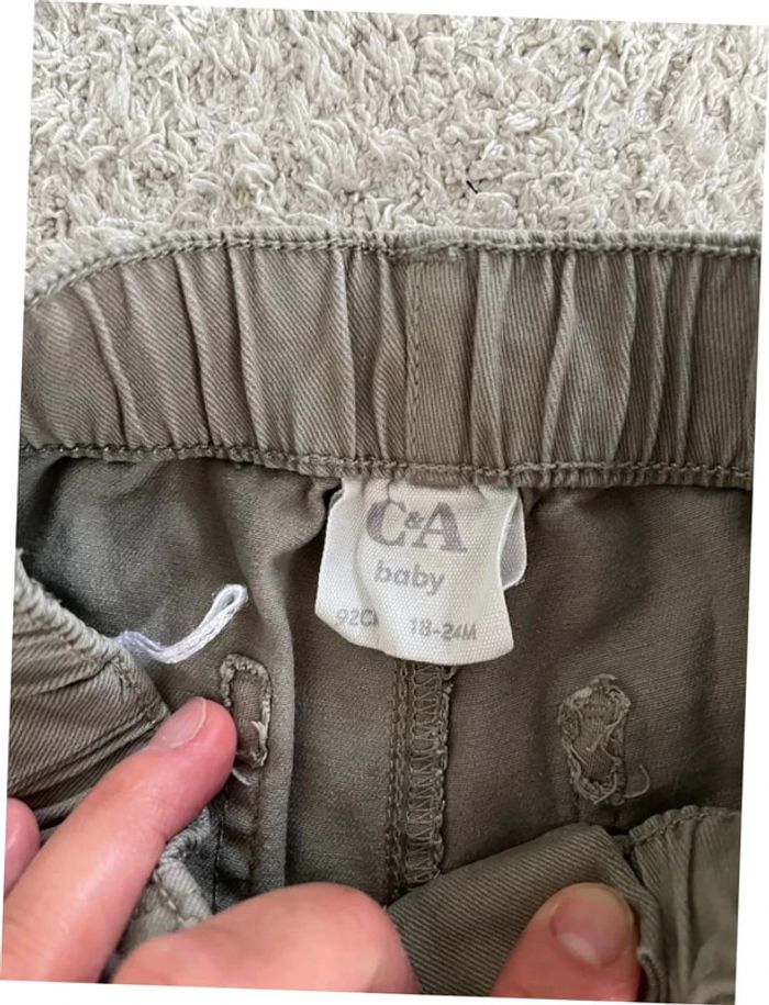 Ensemble 3 pièces pull pantalon chemise taille 18-24 mois C&A - photo numéro 13