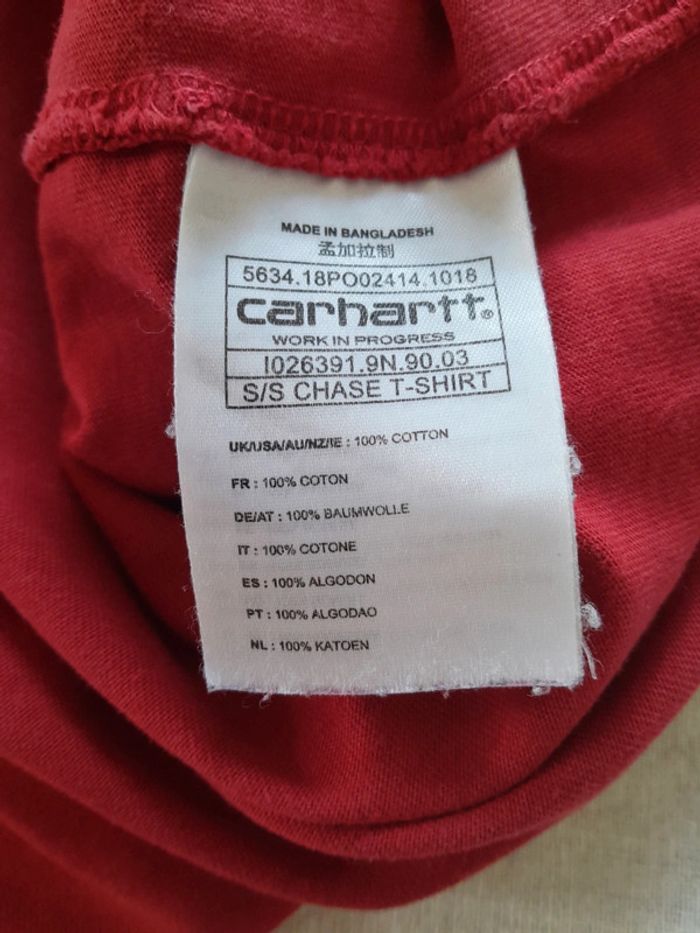 Tee shirt Carhartt brodé - photo numéro 4