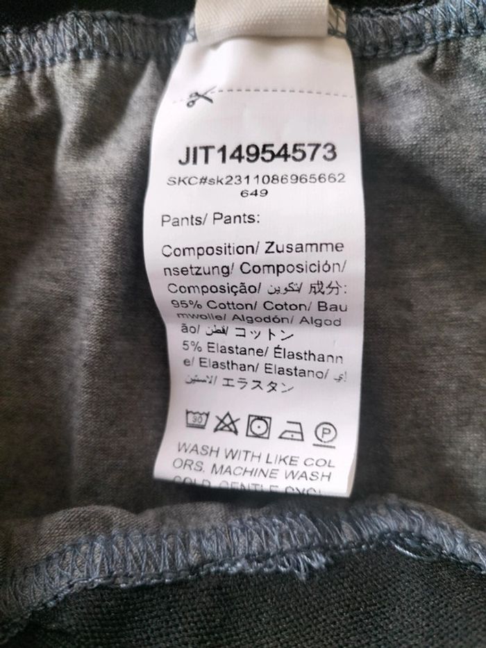 Shorts gris Shein avec ceinture LOVE - photo numéro 5