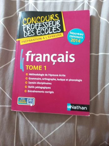 Manuel de préparation au crpe Français tome 1