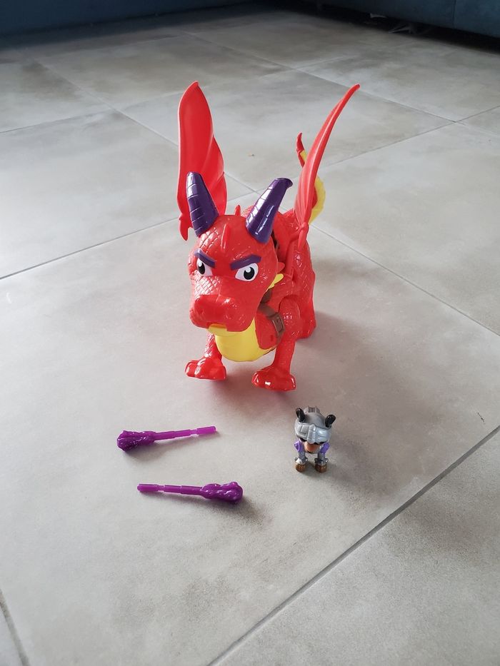 Pat Patrouille Figurine Croc Braise Le Dragon Rescue Knights Jouet Enfant