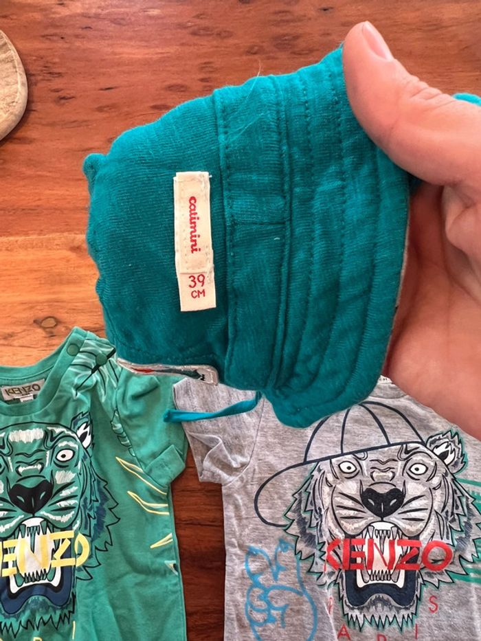 Lot tee shirt Kenzo et 2 chapeau - photo numéro 5