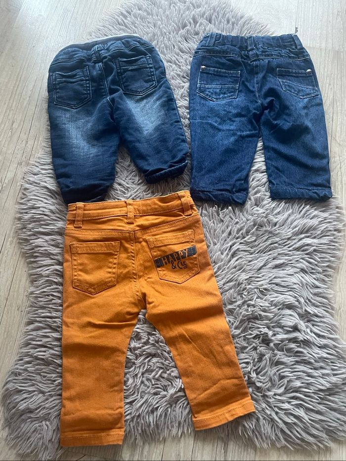 Lot de 3 jeans - 6 mois - photo numéro 8