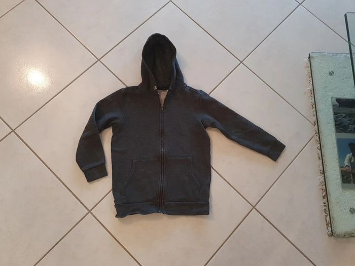 Veste zippée à capuche garçon kiabi 10 ans HIV - photo numéro 2