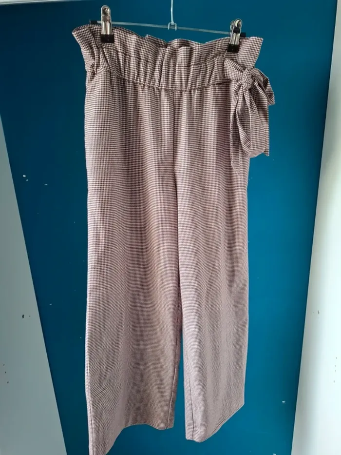 Pantalon a carreaux zara T36