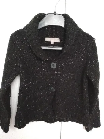 Gillet noir pailleté 3 ans