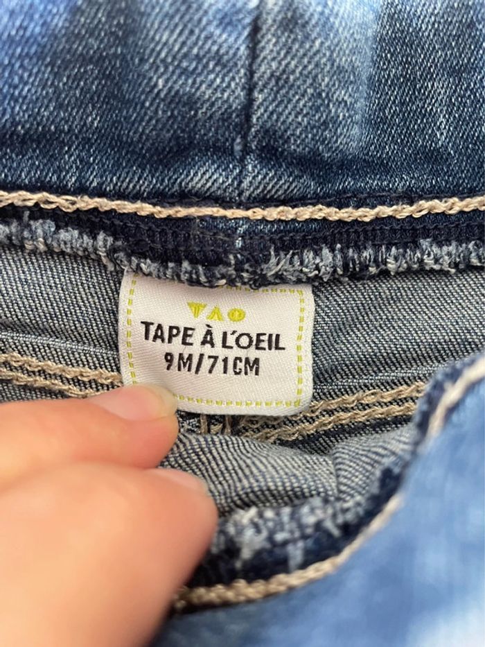 Jean fille Tape à l’œil 9 mois - photo numéro 2