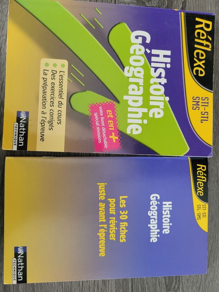 Les memos de la réussite. Réflexe histoire-geographie. STI-STL-SMS Nathan technique