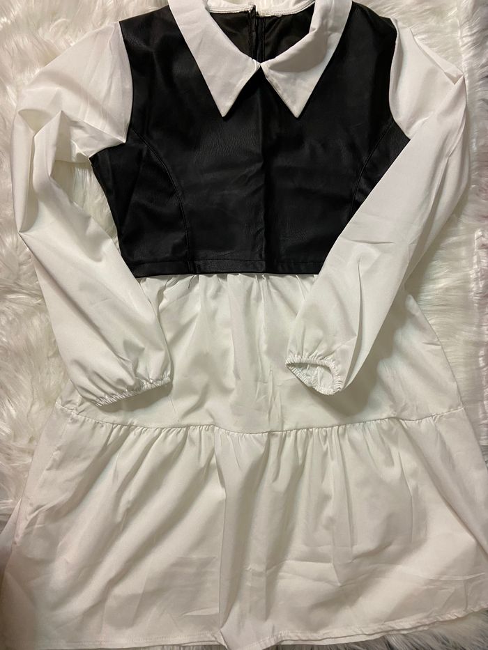 Robe Chemise bi-matière - photo numéro 2