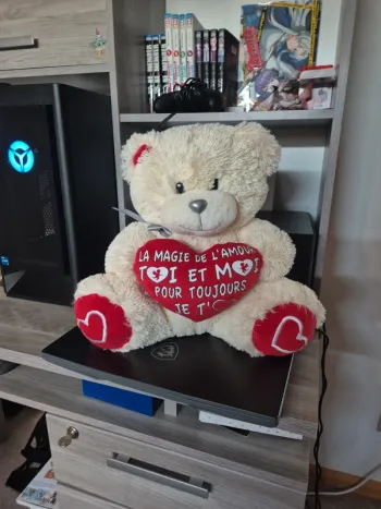 Peluche Ours coeur