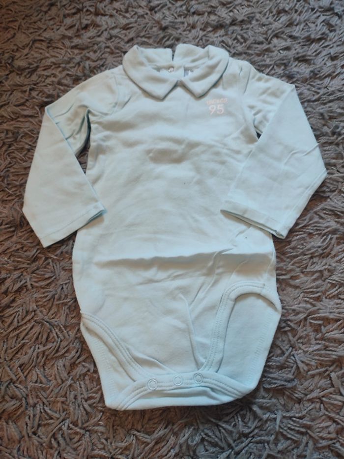 body bleu bébé