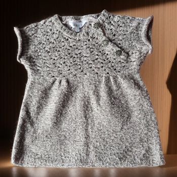 Superbe pull style péplum zone troutrous