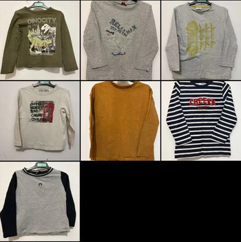 Lots de 7 t-shirt garçon 5 ans(110cm)