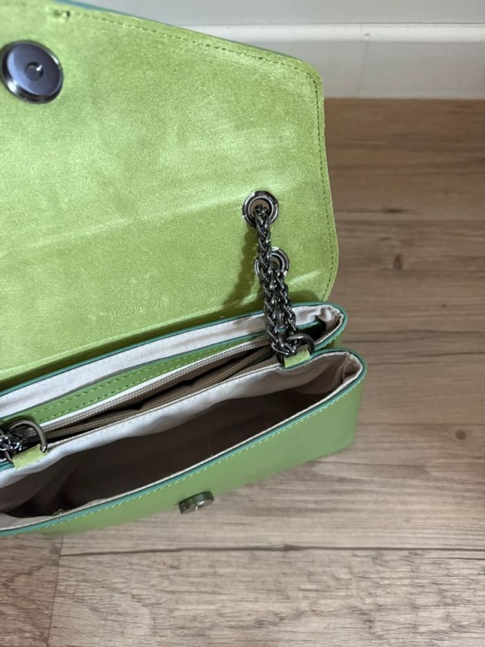 Petit sac Etrier vert neuf - photo numéro 3