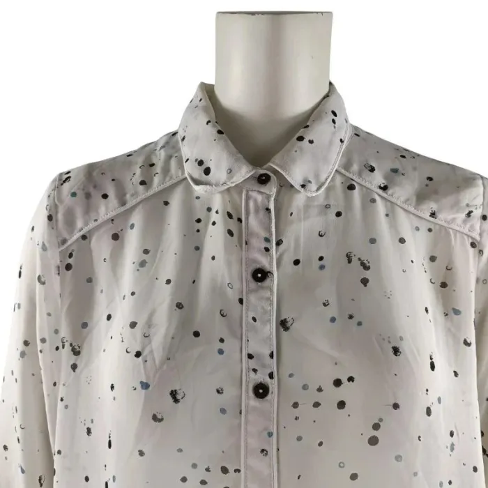 Chemise voile imprimée - Garcia Jeans - Taille S A1092 - photo numéro 8