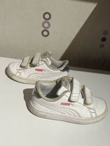 Basket bébé puma blanche 22