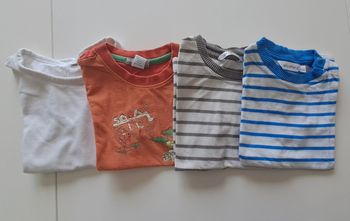 Lot de 4 tee-shirts manches courtes 3 ans