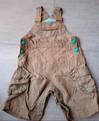 Salopette short bébé garçon 12 mois