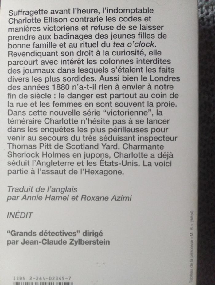 Anne Perry - L'étrangleur de Cater Street - photo numéro 3