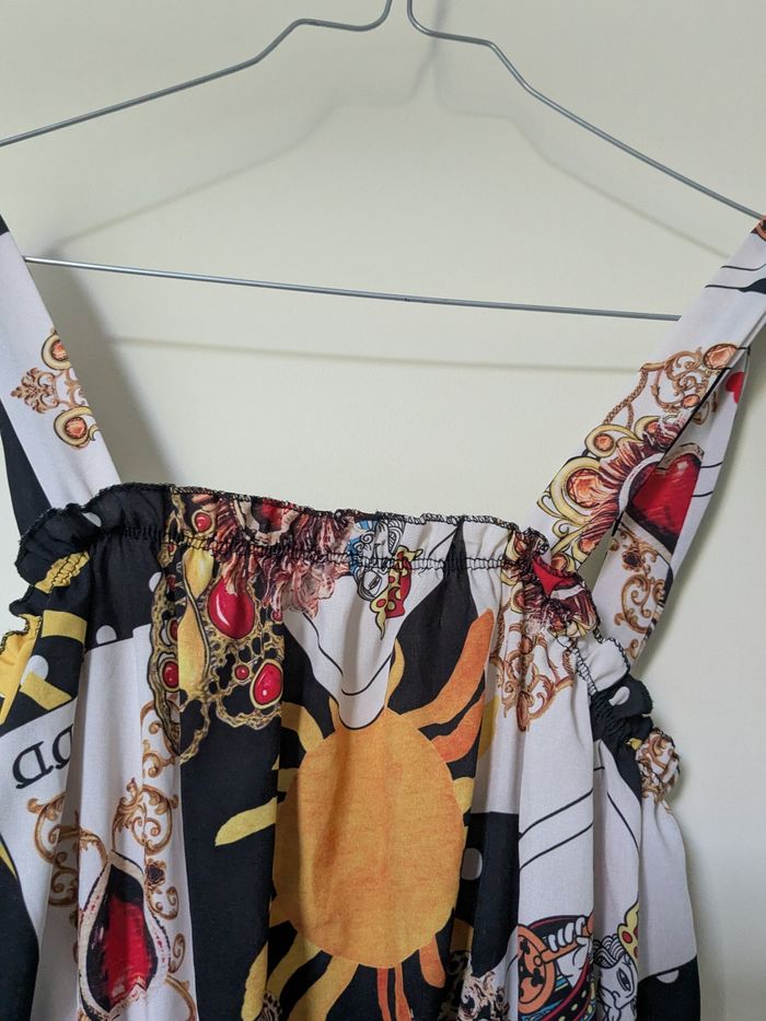 Robe chic à bretelles. Style Italia. Taille S/M - photo numéro 5
