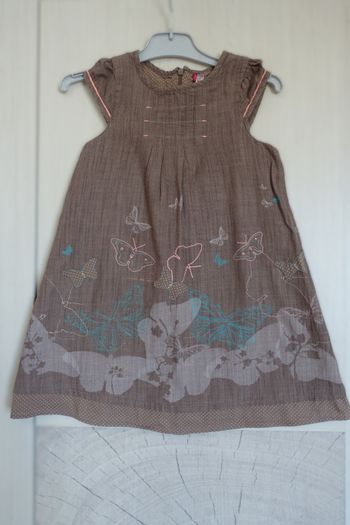 Robe à manches courtes fille 6 ans