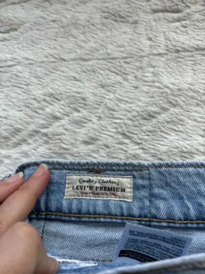 Jean Levi’s lot 510 homme bleu clair effet destroy léger skinny taille W31 40/42 M/L L32 big E - photo numéro 15