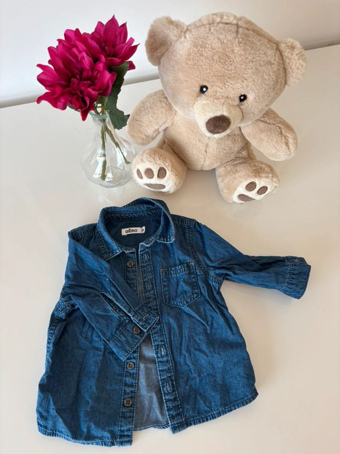 Chemise en jeans Gemo 6 mois