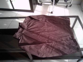 Tee shirt manches longues col roulé.  U essentiel.  10 ans