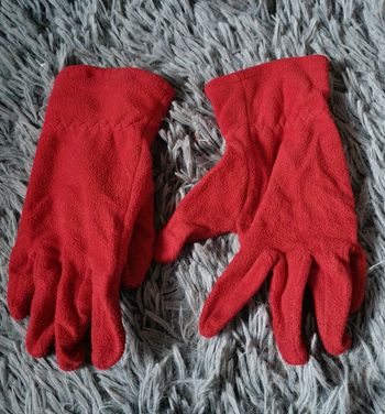 Gants rouge mixte