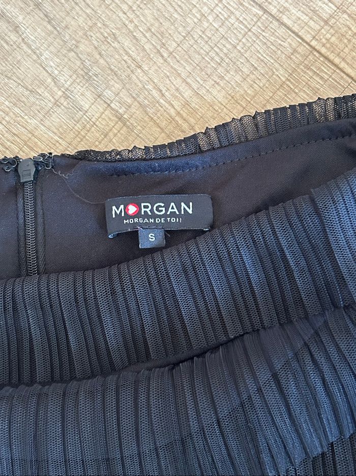 Robe noire avec volants Morgan taille S jamais portée - photo numéro 9