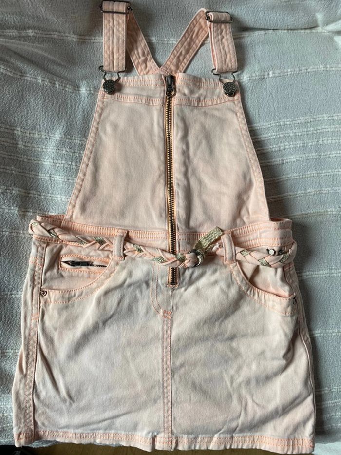 Salopette jean corail