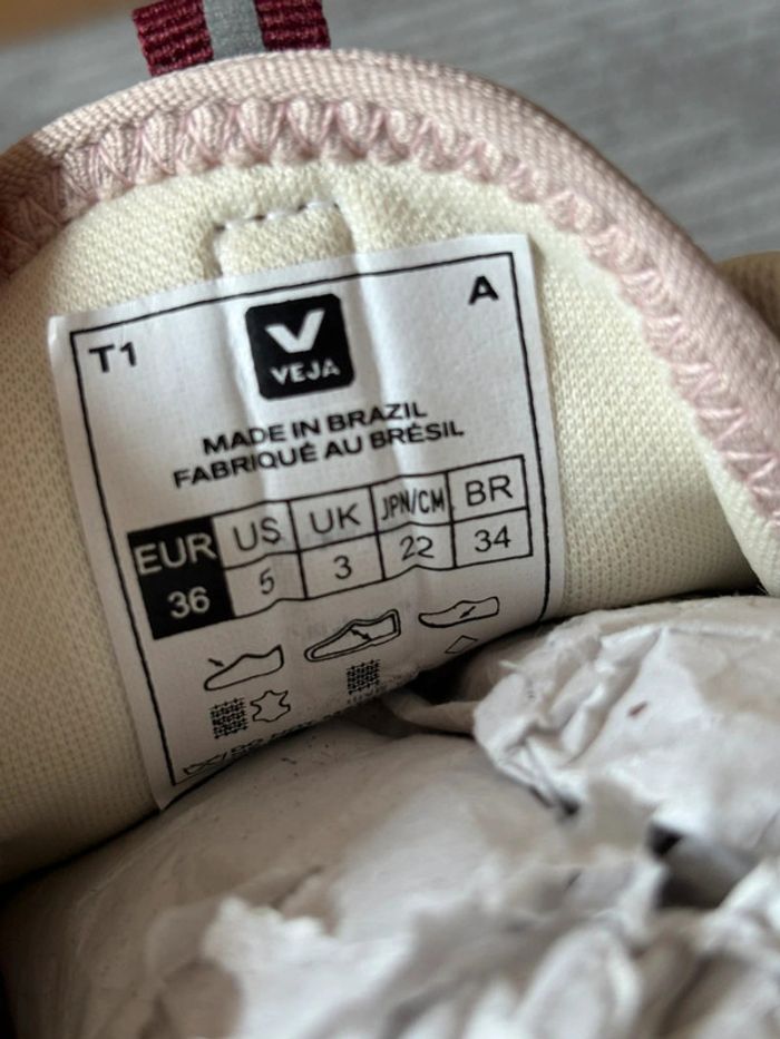 Chaussures veja venturi pamplemousse sable / taille 36 - photo numéro 8