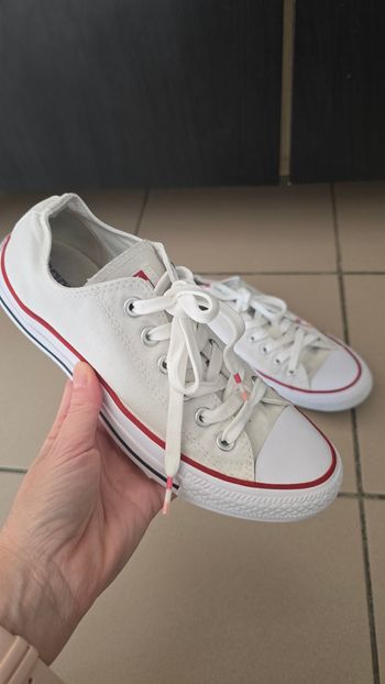 Converse blanches Basses pointure 37