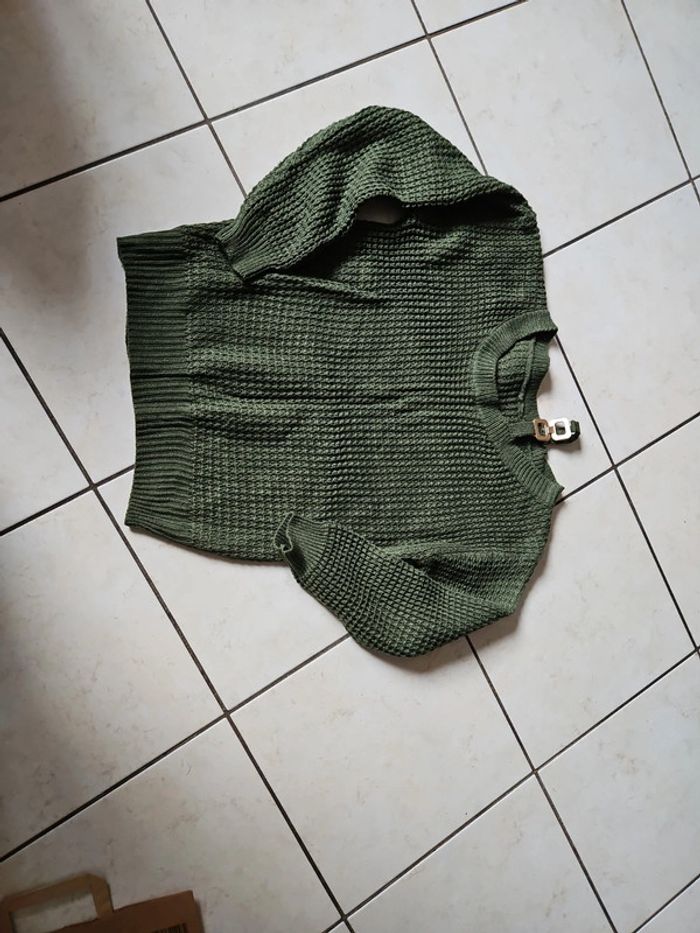 Pull vert kaki neuf taille s