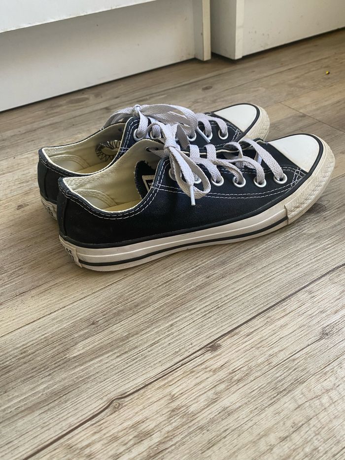 Converse noir taille 37 mixte - photo numéro 2