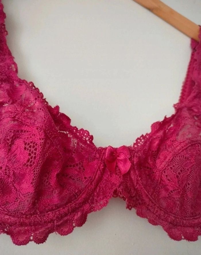 Soutien-gorge dentelle Framboise 85B - photo numéro 3