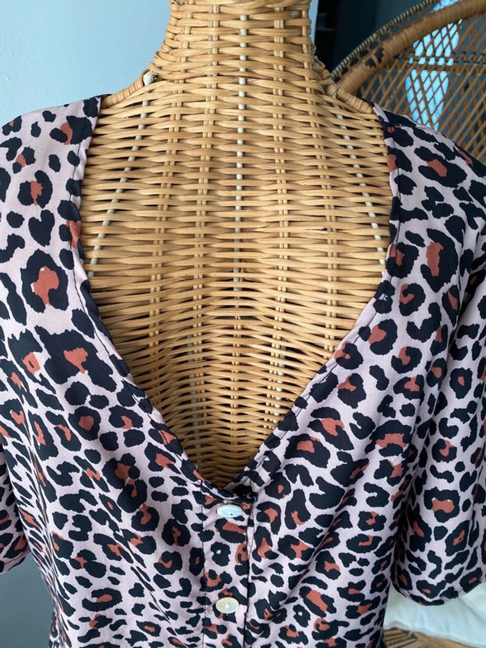 Robe d'été léopard style baby doll taille M - photo numéro 8